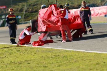 World © Octane Photographic Ltd. 2014 Formula 1 Winter Testing, Circuito de Velocidad, Jerez. Thursday 30th January 2014. Day 3. Scuderia Ferrari F14T - Fernando Alonso. Digital Ref: 0887cb1d0673