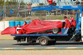 World © Octane Photographic Ltd. 2014 Formula 1 Winter Testing, Circuito de Velocidad, Jerez. Thursday 30th January 2014. Day 3. Scuderia Ferrari F14T - Fernando Alonso. Digital Ref: 0887cb1d0680