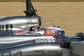 World © Octane Photographic Ltd. 2014 Formula 1 Winter Testing, Circuito de Velocidad, Jerez. Thursday 30th January 2014. Day 3. McLaren Mercedes MP4/29 - Jenson Button. Digital Ref: 0887cb1d0775