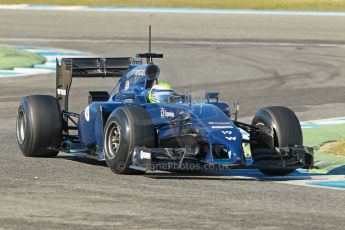 World © Octane Photographic Ltd. 2014 Formula 1 Winter Testing, Circuito de Velocidad, Jerez. Thursday 30th January 2014. Day 3. Williams FW36 – Felipe Massa. Digital Ref: 0887cb1d0819