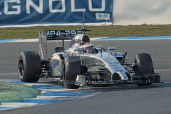 World © Octane Photographic Ltd. 2014 Formula 1 Winter Testing, Circuito de Velocidad, Jerez. Thursday 30th January 2014. Day 3. McLaren Mercedes MP4/29 – Kevin Magnussen. Digital Ref: 0887cb1d1031