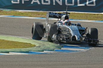 World © Octane Photographic Ltd. 2014 Formula 1 Winter Testing, Circuito de Velocidad, Jerez. Thursday 30th January 2014. Day 3. McLaren Mercedes MP4/29 – Kevin Magnussen. Digital Ref: 0887cb1d1047