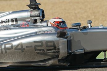 World © Octane Photographic Ltd. 2014 Formula 1 Winter Testing, Circuito de Velocidad, Jerez. Thursday 30th January 2014. Day 3. McLaren Mercedes MP4/29 – Kevin Magnussen. Digital Ref: 0887cb1d1064
