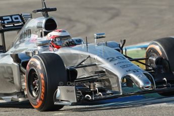 World © Octane Photographic Ltd. 2014 Formula 1 Winter Testing, Circuito de Velocidad, Jerez. Thursday 30th January 2014. Day 3. McLaren Mercedes MP4/29 – Kevin Magnussen. Digital Ref: 0887cb1d1149