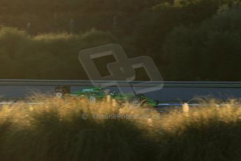 World © Octane Photographic Ltd. 2014 Formula 1 Winter Testing, Circuito de Velocidad, Jerez. Thursday 30th January 2014. Day 3. Caterham F1 Team CT05 – Robin Frijns. Digital Ref: 0887lb1d1593