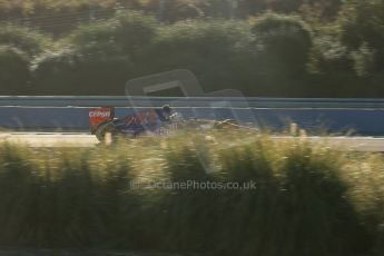 World © Octane Photographic Ltd. 2014 Formula 1 Winter Testing, Circuito de Velocidad, Jerez. Thursday 30th January 2014. Day 3. Scuderia Toro Rosso STR9 - Jean-Eric Vergne. Digital Ref: 0887lb1d1770