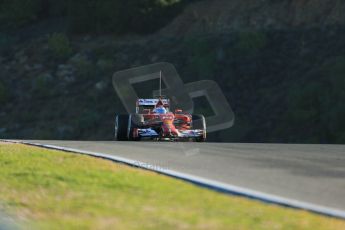 World © Octane Photographic Ltd. 2014 Formula 1 Winter Testing, Circuito de Velocidad, Jerez. Thursday 30th January 2014. Day 3. Scuderia Ferrari F14T - Fernando Alonso. Digital Ref: 0887lb1d1804