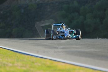 World © Octane Photographic Ltd. 2014 Formula 1 Winter Testing, Circuito de Velocidad, Jerez. Thursday 30th January 2014. Day 3. Mercedes AMG Petronas F1 W05 – Lewis Hamilton. Digital Ref: 0887lb1d1835