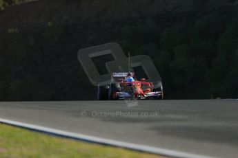 World © Octane Photographic Ltd. 2014 Formula 1 Winter Testing, Circuito de Velocidad, Jerez. Thursday 30th January 2014. Day 3. Scuderia Ferrari F14T - Fernando Alonso. Digital Ref: 0887lb1d1967