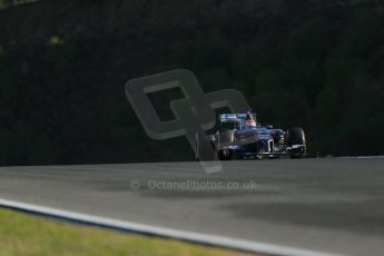 World © Octane Photographic Ltd. 2014 Formula 1 Winter Testing, Circuito de Velocidad, Jerez. Thursday 30th January 2014. Day 3. Sauber C33 – Adrian Sutil. Digital Ref: 0887lb1d2016
