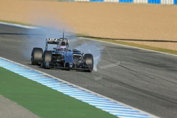 World © Octane Photographic Ltd. 2014 Formula 1 Winter Testing, Circuito de Velocidad, Jerez. Thursday 30th January 2014. Day 3. McLaren Mercedes MP4/29 - Jenson Button. Digital Ref: 0887lb1d2052