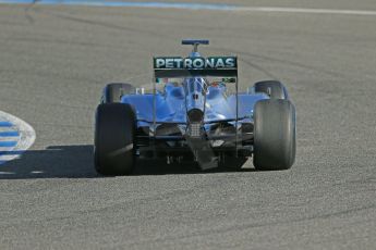 World © Octane Photographic Ltd. 2014 Formula 1 Winter Testing, Circuito de Velocidad, Jerez. Thursday 30th January 2014. Day 3. Mercedes AMG Petronas F1 W05 – Lewis Hamilton. Digital Ref: 0887lb1d2160