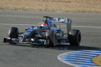 World © Octane Photographic Ltd. 2014 Formula 1 Winter Testing, Circuito de Velocidad, Jerez. Thursday 30th January 2014. Day 3. Sauber C33 – Adrian Sutil. Digital Ref: 0887lb1d2211