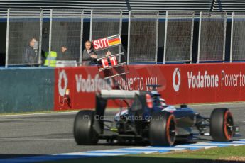 World © Octane Photographic Ltd. 2014 Formula 1 Winter Testing, Circuito de Velocidad, Jerez. Thursday 30th January 2014. Day 3. Sauber C33 – Adrian Sutil. Digital Ref: 0887lb1d2274