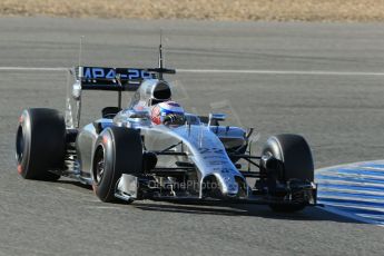 World © Octane Photographic Ltd. 2014 Formula 1 Winter Testing, Circuito de Velocidad, Jerez. Thursday 30th January 2014. Day 3. McLaren Mercedes MP4/29 - Jenson Button. Digital Ref: 0887lb1d2282