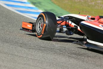 World © Octane Photographic Ltd. 2014 Formula 1 Winter Testing, Circuito de Velocidad, Jerez. Thursday 30th January 2014. Day 3. Marussia F1 Team MR03 - Max Chilton. Digital Ref: 0887lb1d2511