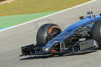 World © Octane Photographic Ltd. 2014 Formula 1 Winter Testing, Circuito de Velocidad, Jerez. Thursday 30th January 2014. Day 3. McLaren Mercedes MP4/29 – Kevin Magnussen. Digital Ref: 0887lb1d2550