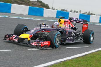 World © Octane Photographic Ltd. 2014 Formula 1 Winter Testing, Circuito de Velocidad, Jerez. Friday 31st January 2014. Day 4. Infiniti Red Bull Racing RB10 – Daniel Ricciardo. Digital Ref: 0888cb1d1391