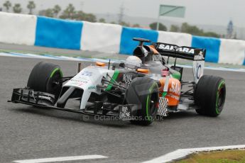 World © Octane Photographic Ltd. 2014 Formula 1 Winter Testing, Circuito de Velocidad, Jerez. Friday 31st January 2014. Day 4. Sahara Force India VJM07 – Daniel Juncadella. Digital Ref: 0888cb1d1449