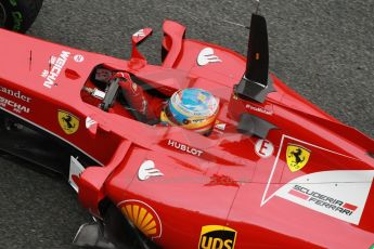 World © Octane Photographic Ltd. 2014 Formula 1 Winter Testing, Circuito de Velocidad, Jerez. Friday 31st January 2014. Day 4. Scuderia Ferrari F14T - Fernando Alonso. Digital Ref: 0888cb1d1517