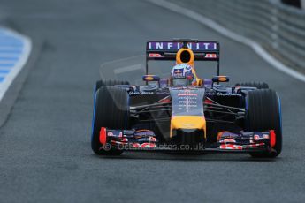 World © Octane Photographic Ltd. 2014 Formula 1 Winter Testing, Circuito de Velocidad, Jerez. Friday 31st January 2014. Day 4. Infiniti Red Bull Racing RB10 – Daniel Ricciardo. Digital Ref: 0888lb1d2776