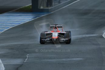 World © Octane Photographic Ltd. 2014 Formula 1 Winter Testing, Circuito de Velocidad, Jerez. Friday 31st January 2014. Day 4. Marussia F1 Team MR03 - Jules Bianchi. Digital Ref: 0888lb1d2846