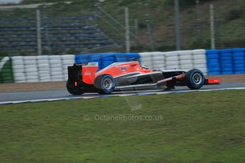 World © Octane Photographic Ltd. 2014 Formula 1 Winter Testing, Circuito de Velocidad, Jerez. Friday 31st January 2014. Day 4. Marussia F1 Team MR03 - Jules Bianchi. Digital Ref: 0888lb1d2867