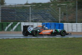 World © Octane Photographic Ltd. 2014 Formula 1 Winter Testing, Circuito de Velocidad, Jerez. Friday 31st January 2014. Day 4. Sahara Force India VJM07 – Daniel Juncadella. Digital Ref: 0888lb1d2891