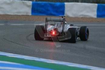 World © Octane Photographic Ltd. 2014 Formula 1 Winter Testing, Circuito de Velocidad, Jerez. Friday 31st January 2014. Day 4. Sauber C33 Ferrari – Adrian Sutil. Rear end details. Digital Ref: 0888lb1d2938