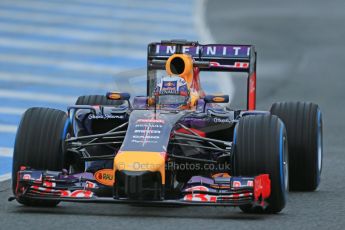 World © Octane Photographic Ltd. 2014 Formula 1 Winter Testing, Circuito de Velocidad, Jerez. Friday 31st January 2014. Day 4. Infiniti Red Bull Racing RB10 – Daniel Ricciardo. Digital Ref: 0888lb1d2961