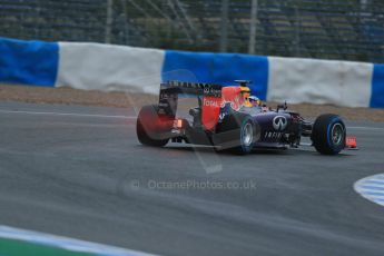 World © Octane Photographic Ltd. 2014 Formula 1 Winter Testing, Circuito de Velocidad, Jerez. Friday 31st January 2014. Day 4. Infiniti Red Bull Racing RB10 – Daniel Ricciardo. Digital Ref: 0888cb1d1343