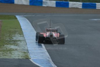 World © Octane Photographic Ltd. 2014 Formula 1 Winter Testing, Circuito de Velocidad, Jerez. Friday 31st January 2014. Day 4. Scuderia Ferrari F14T - Fernando Alonso. Rear end details. Digital Ref: 0888lb1d3012