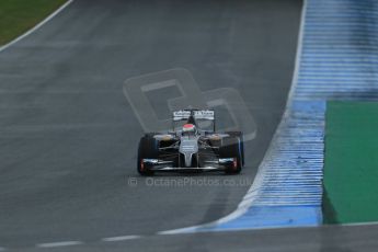 World © Octane Photographic Ltd. 2014 Formula 1 Winter Testing, Circuito de Velocidad, Jerez. Friday 31st January 2014. Day 4. Sauber C33 Ferrari – Adrian Sutil. Digital Ref: 0888lb1d3024