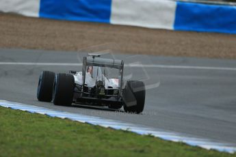 World © Octane Photographic Ltd. 2014 Formula 1 Winter Testing, Circuito de Velocidad, Jerez. Friday 31st January 2014. Day 4. Sauber C33 Ferrari – Adrian Sutil. Rear end detail. Digital Ref: 0888lb1d3164