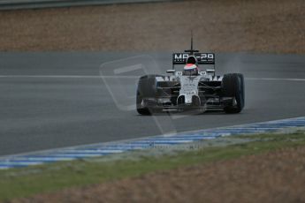 World © Octane Photographic Ltd. 2014 Formula 1 Winter Testing, Circuito de Velocidad, Jerez. Friday 31st January 2014. Day 4. McLaren Mercedes MP4/29 – Kevin Magnussen. Digital Ref:  0888lb1d3287