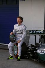 World © Octane Photographic Ltd. 2014 Formula 1 Winter Testing, Circuito de Velocidad, Jerez. Tuesday 27th January 2014. Mercedes AMG Petronas F1 W05 launch – Nico Rosberg. Digital Ref: 0884lb1d9684