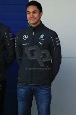 World © Octane Photographic Ltd. 2014 Formula 1 Winter Testing, Circuito de Velocidad, Jerez. Tuesday 27th January 2014. Mercedes AMG Petronas F1 W05 launch. Digital Ref: 0884lb1d9721