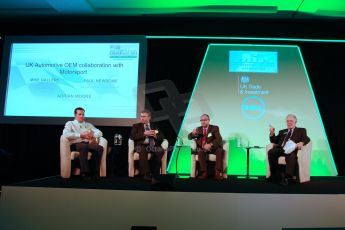 World © Octane Photographic Ltd. Motorsport Industry Association 8th International Low Carbon Racing Conference at Autosport International 2014 in association with Dell. Wednesday 8th January 2014. Mike Gallery: Chief Programmes Engineer, Chassis Engineering (Jaguar Land Rover). Digital Ref :