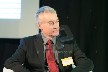 World © Octane Photographic Ltd. Motorsport Industry Association 8th International Low Carbon Racing Conference at Autosport International 2014 in association with Dell. Wednesday 8th January 2014. Bernard Niclot: Technical Director (FIA). Digital Ref :