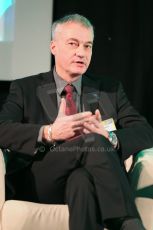 World © Octane Photographic Ltd. Motorsport Industry Association 8th International Low Carbon Racing Conference at Autosport International 2014 in association with Dell. Wednesday 8th January 2014. Bernard Niclot: Technical Director (FIA). Digital Ref :