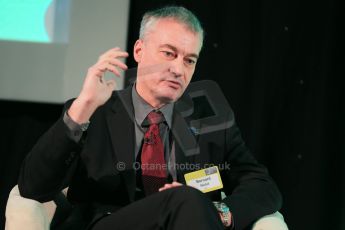 World © Octane Photographic Ltd. Motorsport Industry Association 8th International Low Carbon Racing Conference at Autosport International 2014 in association with Dell. Wednesday 8th January 2014. Bernard Niclot: Technical Director (FIA). Digital Ref :