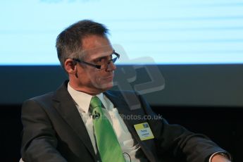 World © Octane Photographic Ltd. Motorsport Industry Association 8th International Low Carbon Racing Conference at Autosport International 2014 in association with Dell. Wednesday 8th January 2014. Thomas Laudenbach: Head of Electrical Systems, Electronics, Energy Systems (Audi Sport). Digital Ref :