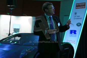 World © Octane Photographic Ltd. Motorsport Industry Association 8th International Low Carbon Racing Conference at Autosport International 2014 in association with Dell. Wednesday 8th January 2014. Paul Newsome: Chief Technical Officer (Williams Advanced Engineering). Digital Ref :