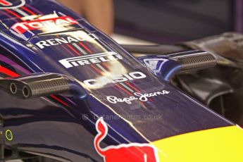 World © Octane Photographic Ltd. Thursday 22nd May 2014. Monaco - Monte Carlo - Formula 1 Practice 1. Infiniti Red Bull Racing RB10 - new nose camera mountings. Digital Ref: 0958CB7D1992