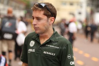 World © Octane Photographic Ltd. Thursday 22nd May 2014. Monaco - Monte Carlo - Formula 1 Practice 1. Caterham F1 Team CT05 – Robin Frijns – Reserve Driver. Digital Ref: 0958CB7D2041