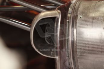 World © Octane Photographic Ltd. Thursday 22nd May 2014. Monaco - Monte Carlo - Formula 1 Practice 1. Scuderia Ferrari F14T - Front brake intake. Digital Ref: 0958CB7D2050