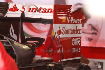 World © Octane Photographic Ltd. Thursday 22nd May 2014. Monaco - Monte Carlo - Formula 1 Practice 1. Scuderia Ferrari F14T - Rear wing. Digital Ref: 0958CB7D2052