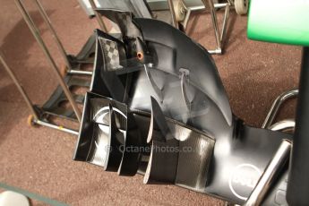 World © Octane Photographic Ltd. Thursday 22nd May 2014. Monaco - Monte Carlo - Formula 1 Practice 1. Caterham F1 Team CT05 – Front wing. Digital Ref: 0958CB7D5027