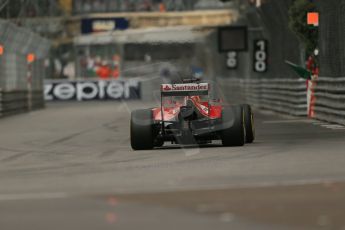 World © Octane Photographic Ltd. Thursday 22nd May 2014. Monaco - Monte Carlo - Formula 1 Practice 1. Scuderia Ferrari F14T - Fernando Alonso. Digital Ref: 0958LB1D3381