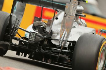 World © Octane Photographic Ltd. Thursday 22nd May 2014. Monaco - Monte Carlo - Formula 1 Practice 1. Mercedes AMG Petronas F1 W05 Hybrid – Lewis Hamilton. Digital Ref: 0958LB1D3445